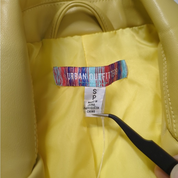 2x 👯♀️Host Pick⚡️Urban Outfitters Celeste Faux Leather Moto Jacket - Picture 13 of 16